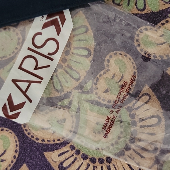 Deadstock Aris Ladies Gloves Navy Fabric - Picture 3 of 7